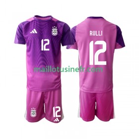 Maillot de Foot Argentine Geronimo Rulli 12 Gardien Domicile 2025 - Enfant